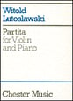 PARTITA VIOLIN/PIANO cover